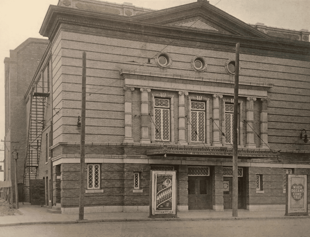 A Picture of Wichita Theatre in the early 1900s in Wichita Falls, Texas